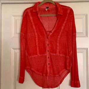 Free People button up
